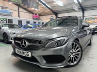 USED 2018 18 MERCEDES-BENZ C CLASS 2.1 C220d AMG Line (Premium) G-Tronic+ Euro 6 (s/s) 2dr Pan Roof . 19"s. Privacy Glass