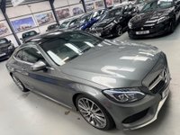 USED 2018 18 MERCEDES-BENZ C CLASS 2.1 C220d AMG Line (Premium) G-Tronic+ Euro 6 (s/s) 2dr Pan Roof . 19"s. Privacy Glass