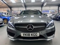 USED 2018 18 MERCEDES-BENZ C CLASS 2.1 C220d AMG Line (Premium) G-Tronic+ Euro 6 (s/s) 2dr Pan Roof . 19"s. Privacy Glass