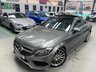 USED 2018 18 MERCEDES-BENZ C CLASS 2.1 C220d AMG Line (Premium) G-Tronic+ Euro 6 (s/s) 2dr Pan Roof . 19"s. Privacy Glass