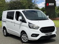USED 2019 69 FORD TRANSIT CUSTOM 2.0 300 EcoBlue Limited Crew Van L1 H1 Euro 6 (s/s) 5dr (6 Seat) 1 OWNER! NEW WETBELT! AIR CON