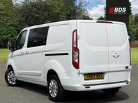 USED 2019 69 FORD TRANSIT CUSTOM 2.0 300 EcoBlue Limited Crew Van L1 H1 Euro 6 (s/s) 5dr (6 Seat) 1 OWNER! NEW WETBELT! AIR CON