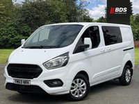 USED 2019 69 FORD TRANSIT CUSTOM 2.0 300 EcoBlue Limited Crew Van L1 H1 Euro 6 (s/s) 5dr (6 Seat) 1 OWNER! NEW WETBELT! AIR CON