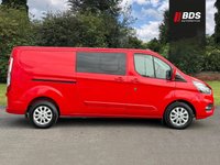 USED 2022 22 FORD TRANSIT CUSTOM 2.0 320 EcoBlue Limited Crew Van L2 H1 Euro 6 (s/s) 5dr 1 OWNER! NEW WETBELT! STUNNING