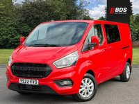 USED 2022 22 FORD TRANSIT CUSTOM 2.0 320 EcoBlue Limited Crew Van L2 H1 Euro 6 (s/s) 5dr 1 OWNER! NEW WETBELT! STUNNING