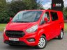 USED 2022 22 FORD TRANSIT CUSTOM 2.0 320 EcoBlue Limited Crew Van L2 H1 Euro 6 (s/s) 5dr 1 OWNER! NEW WETBELT! STUNNING