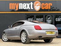 USED 2005 05 BENTLEY CONTINENTAL 6.0 GT Coupe 2dr Petrol Automatic (410 g/km, 552 bhp) SILVER TEMPEST OVER COGNAC HIDE + LOW MILEAGE + 2 OWNERS FROM NEW + SAT NAV + ALLOYS + 2 KEYS + 6 MONTHS PLATINUM WARRANTY +