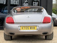 USED 2005 05 BENTLEY CONTINENTAL 6.0 GT Coupe 2dr Petrol Automatic (410 g/km, 552 bhp) SILVER TEMPEST OVER COGNAC HIDE + LOW MILEAGE + 2 OWNERS FROM NEW + SAT NAV + ALLOYS + 2 KEYS + 6 MONTHS PLATINUM WARRANTY +