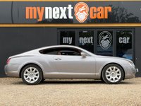 USED 2005 05 BENTLEY CONTINENTAL 6.0 GT Coupe 2dr Petrol Automatic (410 g/km, 552 bhp) SILVER TEMPEST OVER COGNAC HIDE + LOW MILEAGE + 2 OWNERS FROM NEW + SAT NAV + ALLOYS + 2 KEYS + 6 MONTHS PLATINUM WARRANTY +