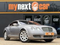 USED 2005 05 BENTLEY CONTINENTAL 6.0 GT Coupe 2dr Petrol Automatic (410 g/km, 552 bhp) SILVER TEMPEST OVER COGNAC HIDE + LOW MILEAGE + 2 OWNERS FROM NEW + SAT NAV + ALLOYS + 2 KEYS + 6 MONTHS PLATINUM WARRANTY +