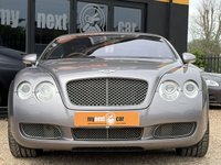 USED 2005 05 BENTLEY CONTINENTAL 6.0 GT Coupe 2dr Petrol Automatic (410 g/km, 552 bhp) SILVER TEMPEST OVER COGNAC HIDE + LOW MILEAGE + 2 OWNERS FROM NEW + SAT NAV + ALLOYS + 2 KEYS + 6 MONTHS PLATINUM WARRANTY +
