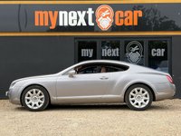 USED 2005 05 BENTLEY CONTINENTAL 6.0 GT Coupe 2dr Petrol Automatic (410 g/km, 552 bhp) SILVER TEMPEST OVER COGNAC HIDE + LOW MILEAGE + 2 OWNERS FROM NEW + SAT NAV + ALLOYS + 2 KEYS + 6 MONTHS PLATINUM WARRANTY +