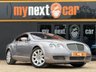 USED 2005 05 BENTLEY CONTINENTAL 6.0 GT Coupe 2dr Petrol Automatic (410 g/km, 552 bhp) SILVER TEMPEST OVER COGNAC HIDE + LOW MILEAGE + 2 OWNERS FROM NEW + SAT NAV + ALLOYS + 2 KEYS + 6 MONTHS PLATINUM WARRANTY +