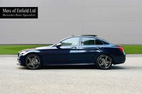 USED 2018 18 MERCEDES-BENZ C CLASS 2.1 C220d AMG Line (Premium) G-Tronic+ Euro 6 (s/s) 4dr Pan Roof + Night Pack + 360Cam