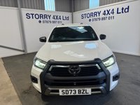 USED 2023 73 TOYOTA HI-LUX 2.8 D-4D Invincible X Pickup Double Cab 4dr Diesel Auto 4WD Euro 6 (s/s) (204 ps) LEATHER+CAMERA+AIR CON