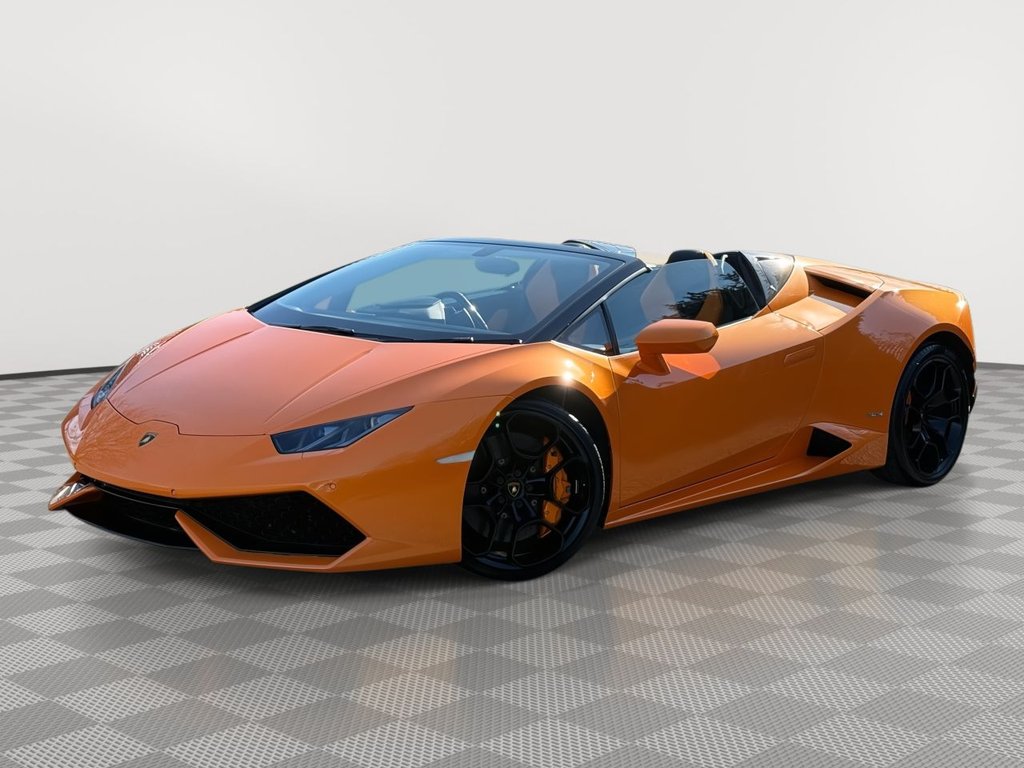 USED 2017 17 LAMBORGHINI HURACAN 5.2 V10 LP 610-4 Spyder 2dr Petrol LDF 4WD Euro 6 (s/s) (610 ps) Lift System, Gold II Tracker