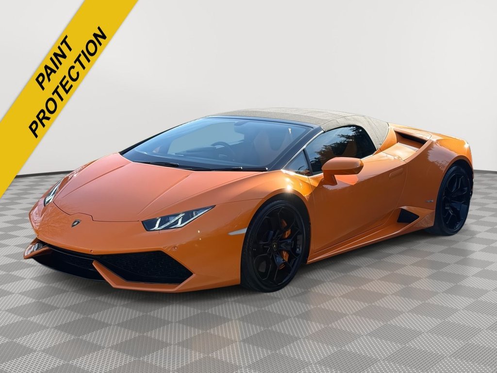USED 2017 17 LAMBORGHINI HURACAN 5.2 V10 LP 610-4 Spyder 2dr Petrol LDF 4WD Euro 6 (s/s) (610 ps) 2 OWNER, FDSH, 3 KEY, PPF