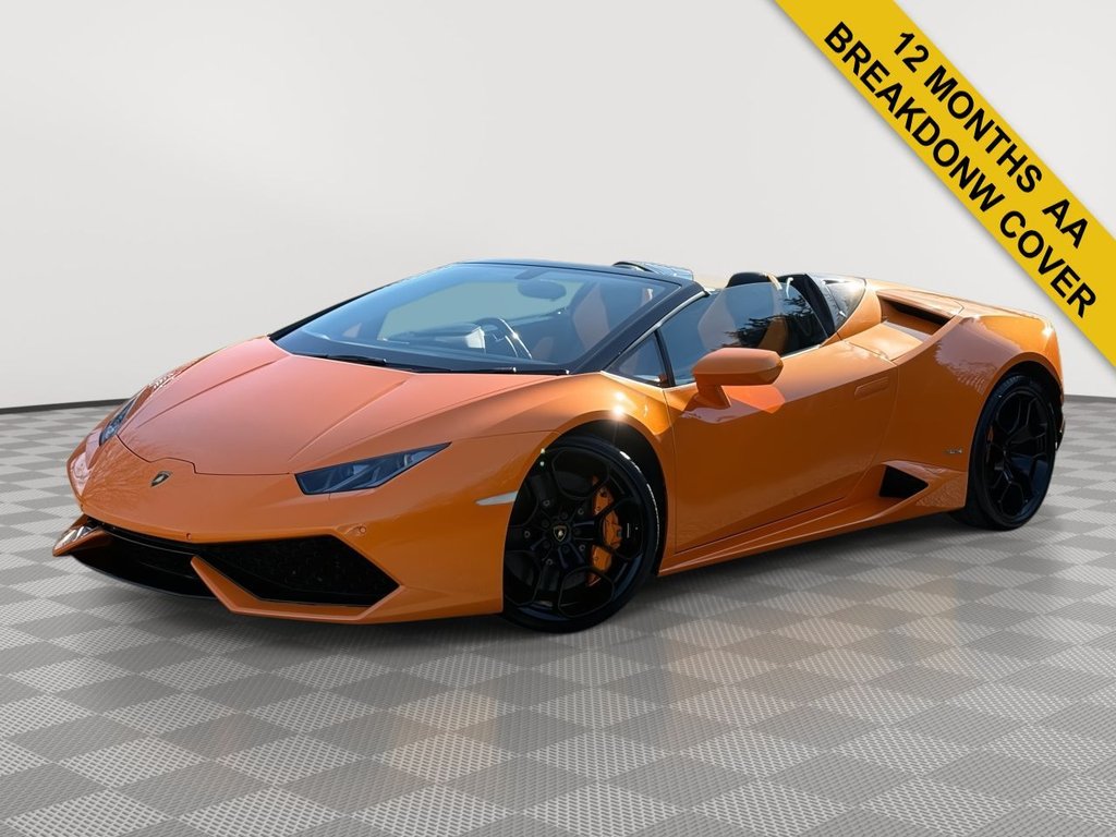 USED 2017 17 LAMBORGHINI HURACAN 5.2 V10 LP 610-4 Spyder 2dr Petrol LDF 4WD Euro 6 (s/s) (610 ps) 2 OWNER, FDSH, 3 KEY, PPF