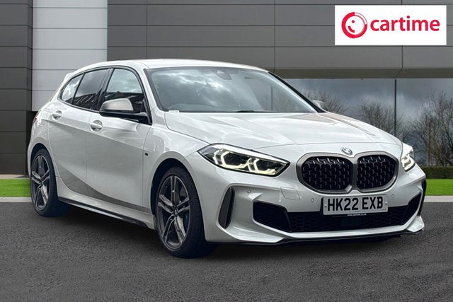 View our BMW 1 Series 2.0 M135i Hatchback 5dr Petrol Auto xDrive Euro 6 (s/s) (306 ps) Front / Rear Park Distance Control, M Sport Aerodynamic Package, BMW Connected Package Professional, Luggage Compartment Package, 18In Alloys