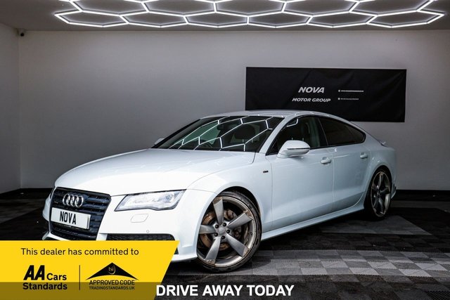 View our Audi A7 3.0 TDI V6 Black Edition Sportback 5dr Diesel S Tronic quattro Euro 5 (s/s) (245 ps)