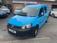 USED 2011 11 VOLKSWAGEN CADDY MAXI 1.6 TDi C20 Maxi Panel Van 5dr Diesel Manual FWD (155 g/km, 101 bhp) 3 FORMER KEEPER+MOT JUNE 2027