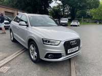USED 2014 14 AUDI Q3 2.0 TDI S line SUV 5dr Diesel Manual Euro 5 (s/s) (140 ps) 3 FORMER KEEPER+GOOD HISTORY