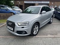 USED 2014 14 AUDI Q3 2.0 TDI S line SUV 5dr Diesel Manual Euro 5 (s/s) (140 ps) 3 FORMER KEEPER+GOOD HISTORY
