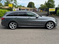 USED 2017 67 MERCEDES-BENZ C-CLASS 2.1 C250d AMG Line (Premium) Estate 5dr Diesel G-Tronic+ Euro 6 (s/s) (204 ps) ULEZ+1FRO+PAN ROOF++FSH+LTHR+HTDS