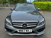 USED 2017 67 MERCEDES-BENZ C-CLASS 2.1 C250d AMG Line (Premium) Estate 5dr Diesel G-Tronic+ Euro 6 (s/s) (204 ps) ULEZ+1FRO+PAN ROOF++FSH+LTHR+HTDS