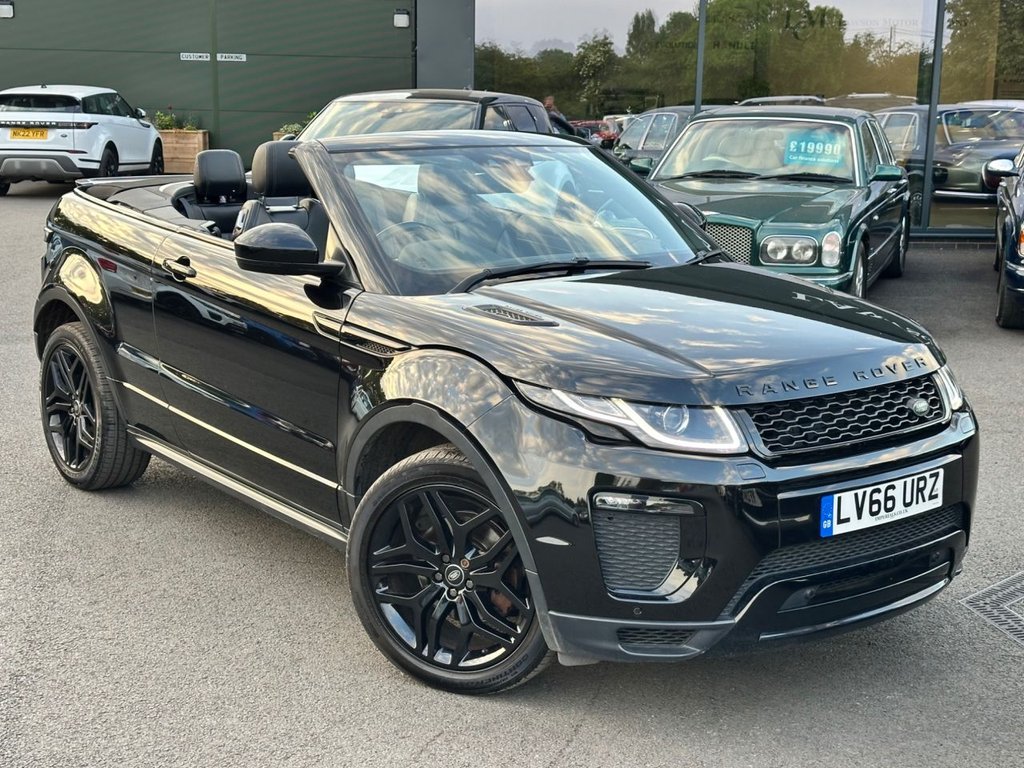 USED 2016 66 LAND ROVER RANGE ROVER EVOQUE 2.0 Si4 HSE Dynamic Convertible 2dr Petrol Auto 4WD Euro 6 (s/s) (240 ps) 