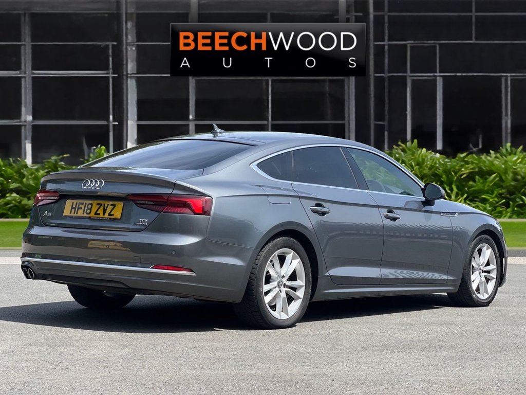 USED 2018 18 AUDI A5 2.0 TDI Sport Sportback 5dr Diesel S Tronic quattro Euro 6 (s/s) (190 ps) 