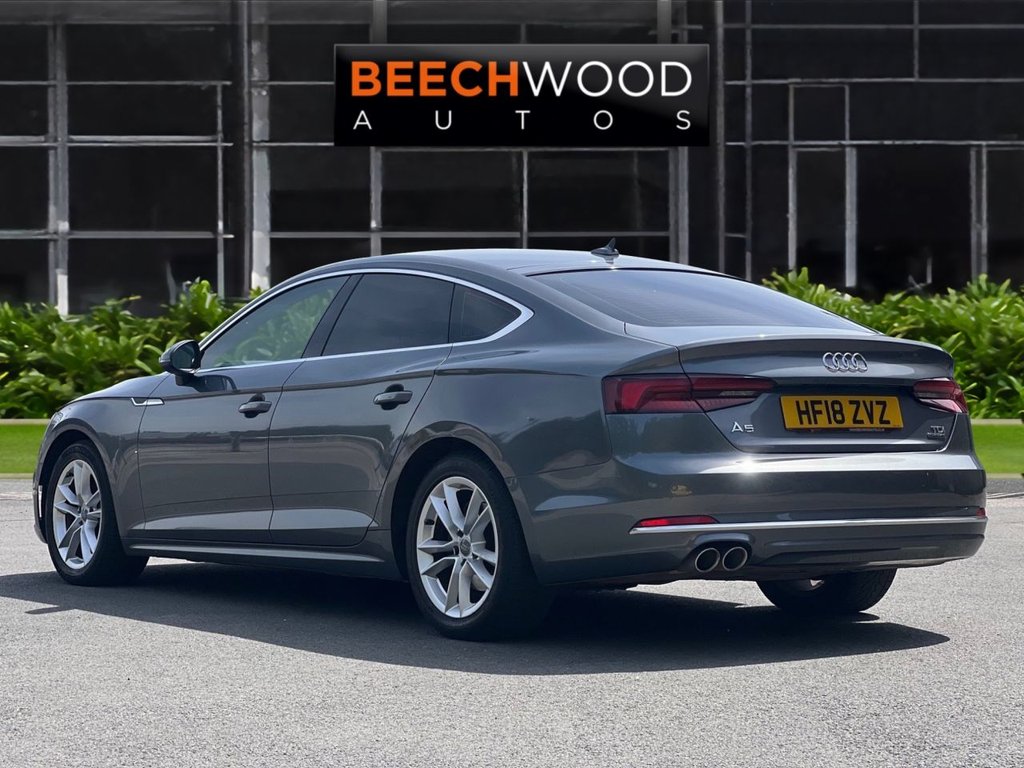 USED 2018 18 AUDI A5 2.0 TDI Sport Sportback 5dr Diesel S Tronic quattro Euro 6 (s/s) (190 ps) 