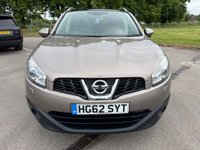 USED 2012 62 NISSAN QASHQAI 1.6 Tekna SUV 5dr Petrol CVT 2WD Euro 5 (AVM) (117 ps) 12m MOT INCLUDED IN SALE. CRUISE