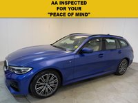 USED 2021 21 BMW 3 SERIES 2.0 330e 12kWh M Sport Touring 5dr Petrol Plug-in Hybrid Auto Euro 6 (s/s) (292 ps) Bmw History & AA Inspected