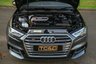USED 2019 19 AUDI S3 2.0 TFSI Saloon 4dr Petrol S Tronic quattro Euro 6 (s/s) (300 ps) A BRILLIANT EXAMPLE WITH FULL SERVICE HISTORY, FULL BLACK LEATHER & GREAT SPEC.