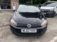 USED 2012 62 VOLKSWAGEN GOLF 1.6 TDI Match Hatchback 5dr Diesel Manual Euro 5 (105 ps) 3 FORMER KEEPER+GOOD HISTORY