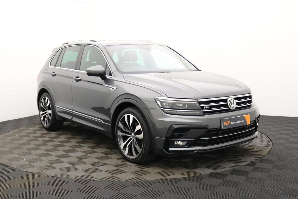 USED 2018 18 VOLKSWAGEN TIGUAN 2.0 TDI R-Line SUV 5dr Diesel DSG 4Motion Euro 6 (s/s) (150 ps) Pan Roof, Sat Nav, Camera