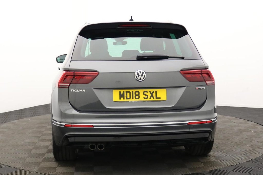USED 2018 18 VOLKSWAGEN TIGUAN 2.0 TDI R-Line SUV 5dr Diesel DSG 4Motion Euro 6 (s/s) (150 ps) Pan Roof, Sat Nav, Camera