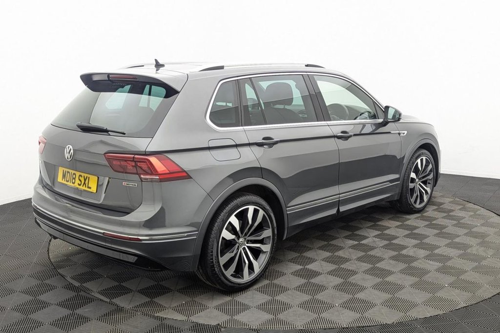 USED 2018 18 VOLKSWAGEN TIGUAN 2.0 TDI R-Line SUV 5dr Diesel DSG 4Motion Euro 6 (s/s) (150 ps) Pan Roof, Sat Nav, Camera