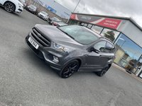 USED 2018 T FORD KUGA 2.0 TDCi ST-Line X SUV 5dr Diesel Powershift AWD Euro 6 (s/s) (180 ps) Nav Camera Sensors Heated Seat