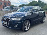 USED 2014 64 AUDI Q3 2.0 TDI S line Plus SUV 5dr Diesel S Tronic quattro Euro 5 (s/s) (177 ps) AUTO -- LEATHER -- SAT NAV -- F/R PARKING SENSORS -- CRUISE