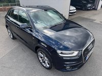 USED 2014 64 AUDI Q3 2.0 TDI S line Plus SUV 5dr Diesel S Tronic quattro Euro 5 (s/s) (177 ps) AUTO -- LEATHER -- SAT NAV -- F/R PARKING SENSORS -- CRUISE