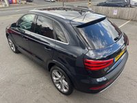 USED 2014 64 AUDI Q3 2.0 TDI S line Plus SUV 5dr Diesel S Tronic quattro Euro 5 (s/s) (177 ps) AUTO -- LEATHER -- SAT NAV -- F/R PARKING SENSORS -- CRUISE