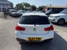USED 2017 67 BMW 1 SERIES 1.5 118i M Sport Hatchback 5dr Petrol Manual Euro 6-2 OWNER CAR FINISHED IN ALPINE WHITE WITH BLACK ALCANTARA AND CLOTH UPHOLSTERY-BLUETOOTH-SPEED LIMITER-SATNAV-DAB RADIO-BLUETOOTH-18