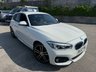 USED 2017 67 BMW 1 SERIES 1.5 118i M Sport Hatchback 5dr Petrol Manual Euro 6-2 OWNER CAR FINISHED IN ALPINE WHITE WITH BLACK ALCANTARA AND CLOTH UPHOLSTERY-BLUETOOTH-SPEED LIMITER-SATNAV-DAB RADIO-BLUETOOTH-18