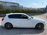 USED 2017 67 BMW 1 SERIES 1.5 118i M Sport Hatchback 5dr Petrol Manual Euro 6-2 OWNER CAR FINISHED IN ALPINE WHITE WITH BLACK ALCANTARA AND CLOTH UPHOLSTERY-BLUETOOTH-SPEED LIMITER-SATNAV-DAB RADIO-BLUETOOTH-18