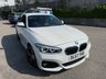 USED 2017 67 BMW 1 SERIES 1.5 118i M Sport Hatchback 5dr Petrol Manual Euro 6-2 OWNER CAR FINISHED IN ALPINE WHITE WITH BLACK ALCANTARA AND CLOTH UPHOLSTERY-BLUETOOTH-SPEED LIMITER-SATNAV-DAB RADIO-BLUETOOTH-18
