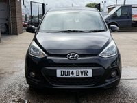 USED 2014 14 HYUNDAI I10 1.2 SE Hatchback 5 Door Petrol Manual Black 1 Former Keeper Low Tax USB+AUX+ISOFIX+2 KEYS