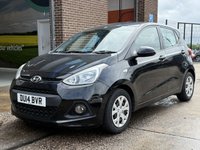 USED 2014 14 HYUNDAI I10 1.2 SE Hatchback 5 Door Petrol Manual Black 1 Former Keeper Low Tax USB+AUX+ISOFIX+2 KEYS