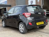 USED 2014 14 HYUNDAI I10 1.2 SE Hatchback 5 Door Petrol Manual Black 1 Former Keeper Low Tax USB+AUX+ISOFIX+2 KEYS